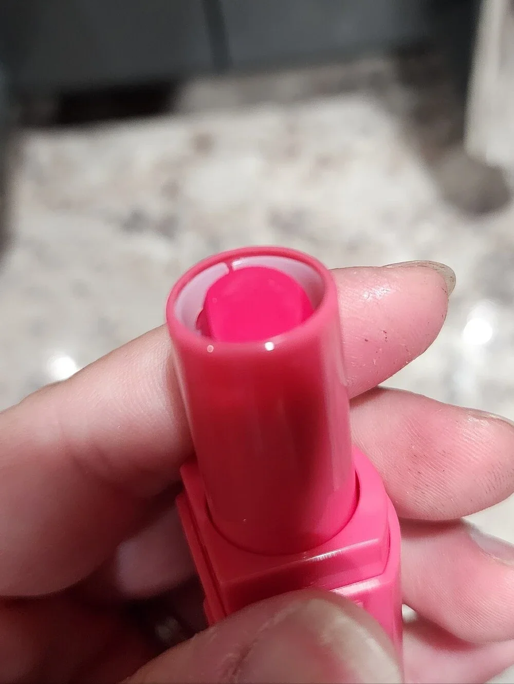 Bright Pink Lipstick
